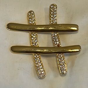 Park Lane tic tac toe brooch